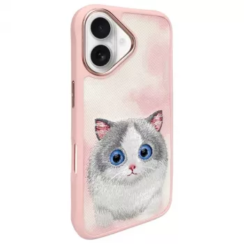 Nimmy Big Eyed Pet 2.0 Cat -takakansi Apple iPhone 16 6,1