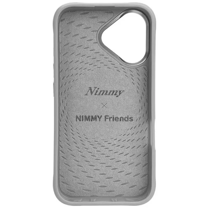 Nimmy Pantera MagSafe-kuori Apple iPhone 16 - vaaleanharmaa