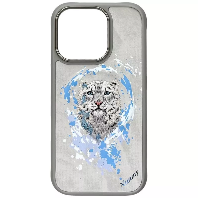 Nimmy Pantera MagSafe-kuori iPhone 16 Pro vaaleanharmaa
