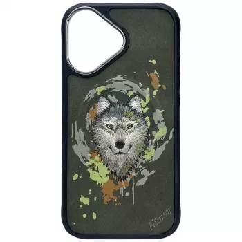 Nimmy Wilk MagSafe-kuori iPhone 16 tummanharmaa