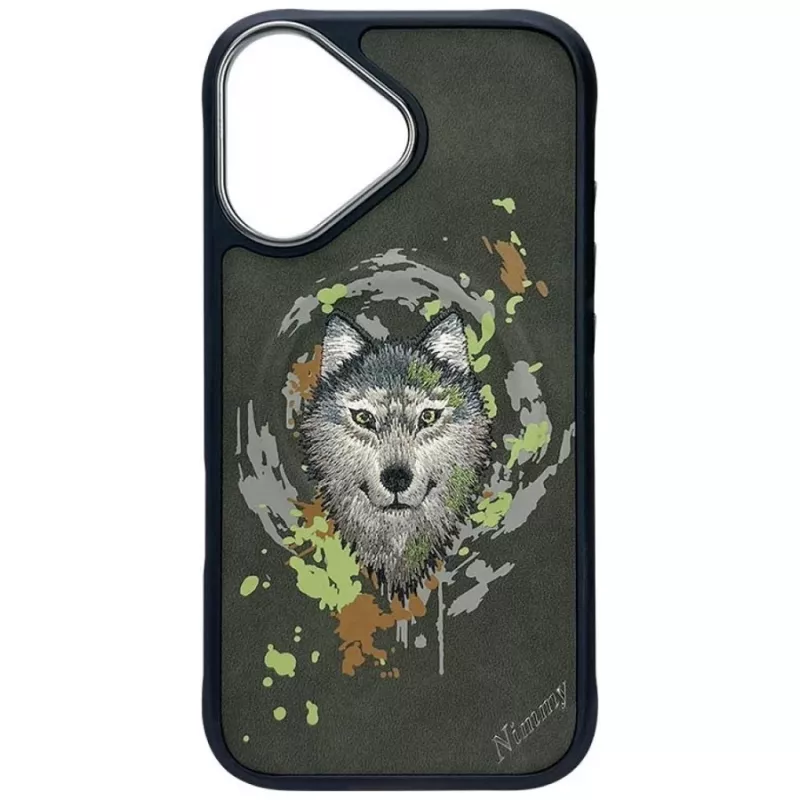 Nimmy Wilk MagSafe-kuori iPhone 16 tummanharmaa