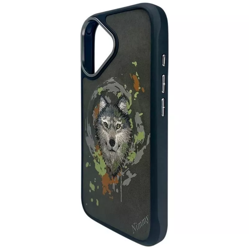 Nimmy Wilk MagSafe-kuori iPhone 16 tummanharmaa