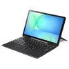 Dux Ducis DK Series -näppäimistökotelo Samsung Galaxy Tab S10 FE+ (Plus) -laitteelle taustavalolla - musta
