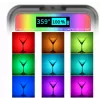 Ulanzi VL49 RGB LED-videovalo, 2500K-9000K, 6W, 2000mAh
