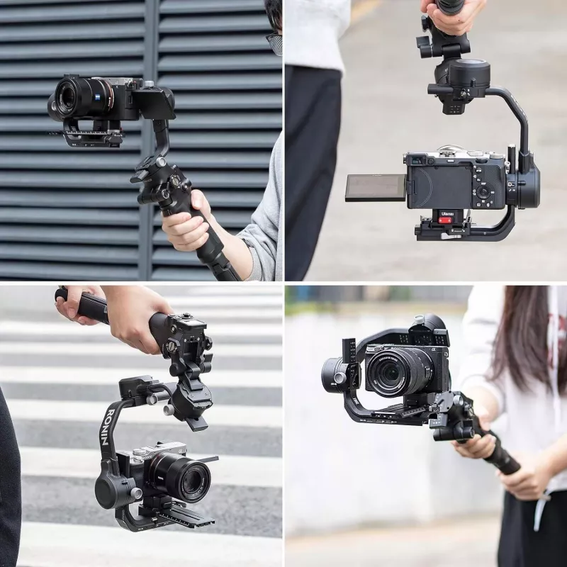 Ulanzi R085 pikakiinnityslevy asteikolla DJI Ronin RS 2 / RSC 2