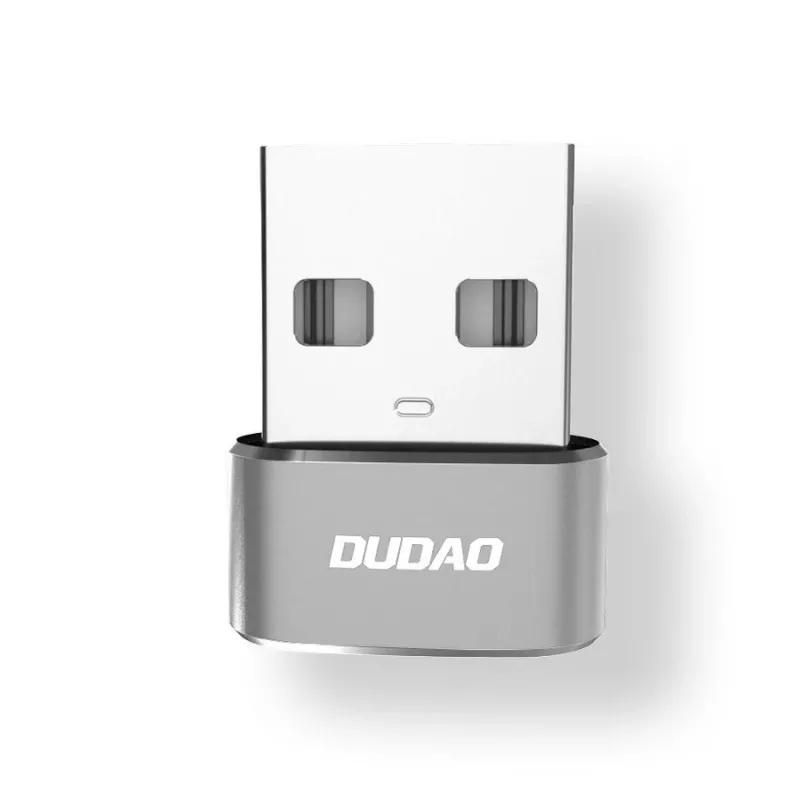 Dudao L16AC USB-A - USB-C-sovitin - Space Gray