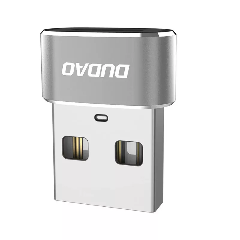 Dudao L16AC USB-A - USB-C-sovitin - Space Gray