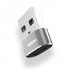 Dudao L16AC USB-A - USB-C-sovitin - Space Gray