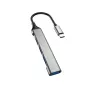 Dudao A16T USB-A-keskitin 4 porttia USB 2.0 musta