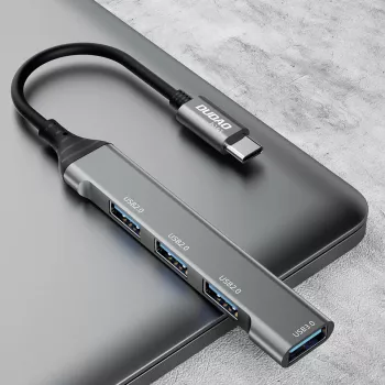 Dudao A16T USB-A-keskitin 4 porttia USB 2.0 musta