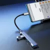 Dudao A16T USB-A-keskitin 4 porttia USB 2.0 musta