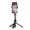 Dudao F18 Bluetooth-selfietikku jalustalla 110 cm musta