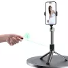 Dudao F18 Bluetooth-selfietikku jalustalla 110 cm musta