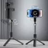Dudao F18 Bluetooth-selfietikku jalustalla 110 cm musta