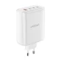 Dudao A140 140W GaN USB-C-laturi 3xUSB-C 1xUSB-A musta