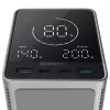 CUKTECH 300W 40000 mAh varavirtalähde langattomalla latauksella 2x USB-C + 2x USB-A musta