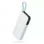 CUKTECH CUKP200NGLLG 55W 20000 mAh varavirtalähde integroidulla USB-C-kaapelilla - valkoinen