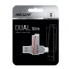 HIKSEMI USB-muisti 32 GB E307C Dual USB 3.2 USB Type-C harmaa