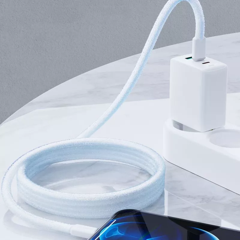 ACEFAST MFI USB-C - Lightning kaapeli 1,2m, 30W, 3A, musta (C2-01)