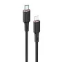 ACEFAST MFI USB-C - Lightning kaapeli 1,2m, 30W, 3A, musta (C2-01)