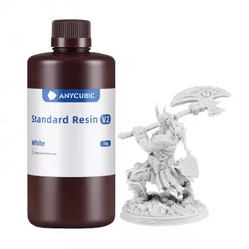 Anycubic Standard V2 1 kg resiini valkoinen