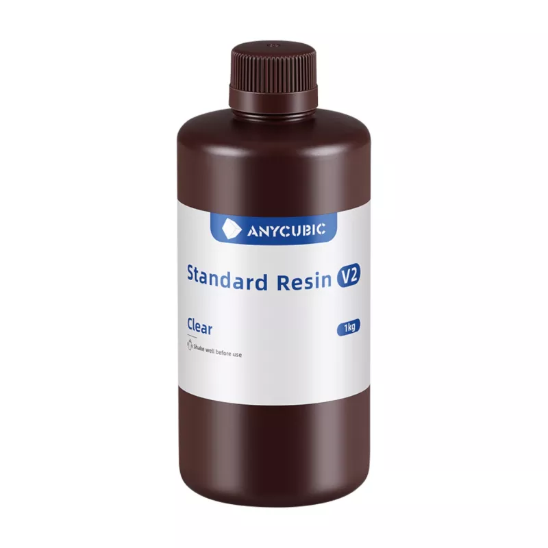Anycubic Standard V2 1 kg resiini läpinäkyvä