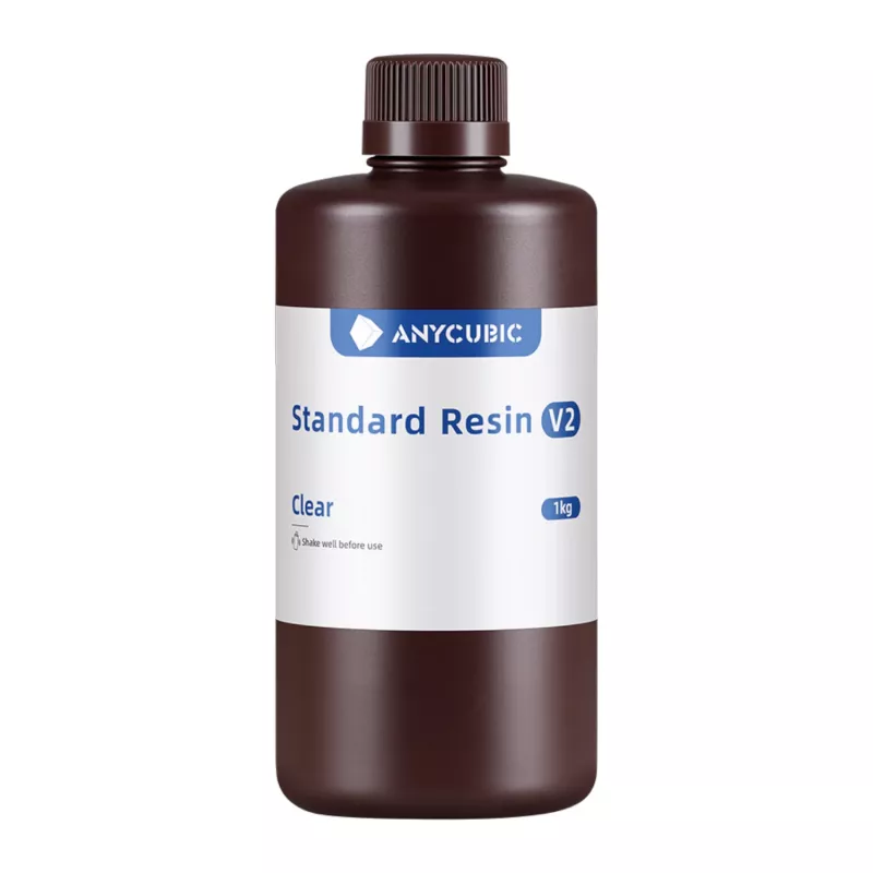 Anycubic Standard V2 1 kg resiini läpinäkyvä
