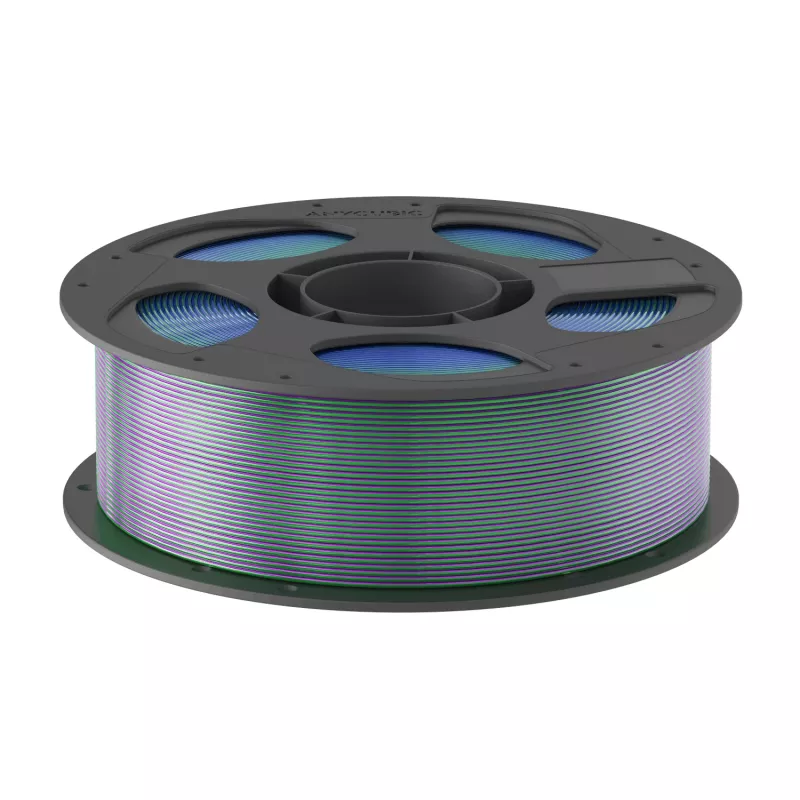 Anycubic PLA Silk Tri-Color filamentti 1,75 mm sininen, vihreä, violetti AHSC14-103