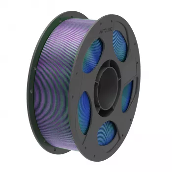 Anycubic PLA Silk Tri-Color filamentti 1,75 mm sininen, vihreä, violetti AHSC14-103