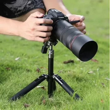 Ulanzi MT-63 ammattimainen jalusta + yksijalkajalusta 145 cm vlog puhelinpidikkeellä ja teleprompterilla
