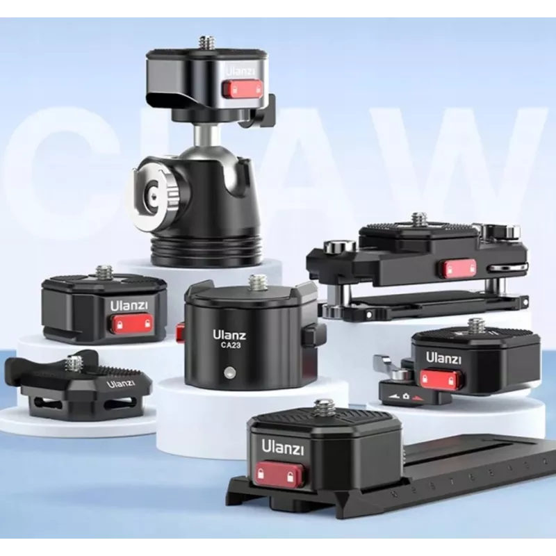 ULANZI NATO Rail Clamp Mount DJI Ronin RS 2/RS 3/RS 3 Pro/RS 3 Mini - musta
