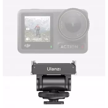 Ulanzi CA22 -adapteripää 1/4 inch -ruuvilla DJI Action 3 / 4:lle