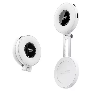 Ulanzi LM19 MagSafe LED-videovalo Bi-Color 2500K-8500K valkoinen