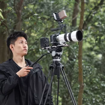ULANZI T045 Heavy Duty -nestepää videokuvaukseen 75mm puolipallo 10kg kuormitus