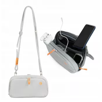 ULANZI YY08 sling-laukku kameralle, pelaamiseen, EDC - harmaa