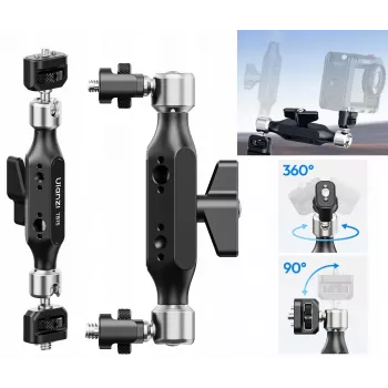 ULANZI Magic Arm 360° 1/4 tuuman ja 3/8 tuuman kierteellä kameralle videokameralle TB15 T058GBB1