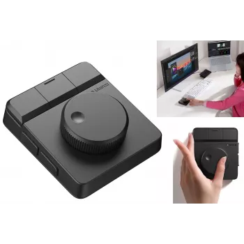 ULANZI D100H Bluetooth 5.0 haptinen videokontrolleri kiertonupilla ja OLED-näytöllä