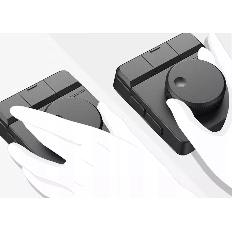 ULANZI D100H Bluetooth 5.0 haptinen videokontrolleri kiertonupilla ja OLED-näytöllä
