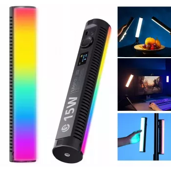 Ulanzi B15RGB 15W LED-putkivalo RGB- ja CCT-tiloilla