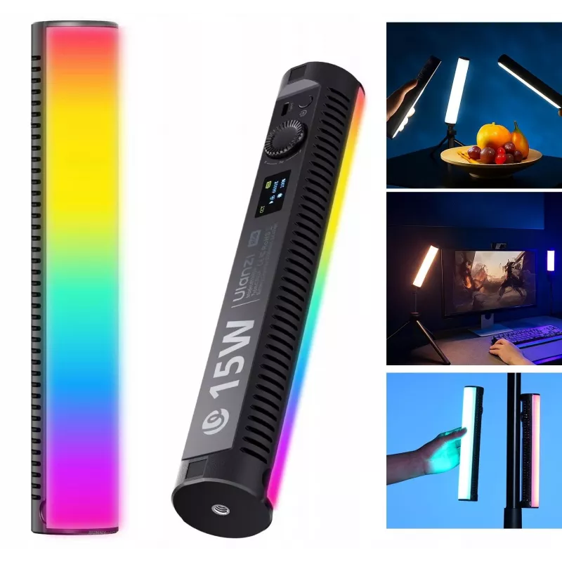 Ulanzi B15RGB 15W LED-putkivalo RGB- ja CCT-tiloilla