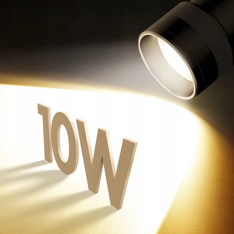 ULANZI LM01 10W LED-kohdevalo gobo- ja värisuodattimilla, zoom ja tehosteet