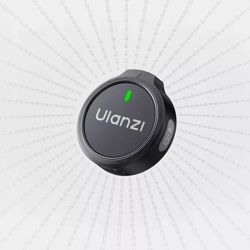 ULANZI A21 langaton lavalier-mikrofonisetti latauskotelolla, 2 lähetintä, USB-C-vastaanotin, 100 m kantama, musta