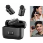 ULANZI A200 Mini Mic langaton lavalier-mikrofonisetti - 2 lähetintä, USB-C, 100 m kantama, musta