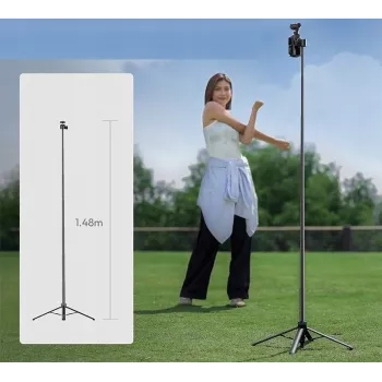 ULANZI selfie-tikku jalusta 148 cm 1/4 inch -kierre älypuhelimelle kamera TT24