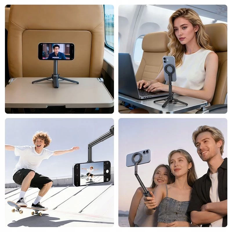 ULANZI MT71 MagSafe selfie-tikku miniteline 33,5 cm musta