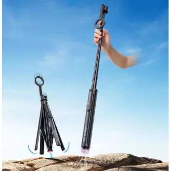 ULANZI SK-21 auto-open 2-in-1 -teline & selfie-tikku 180 cm MagSafe magneettisella puhelinpidikkeellä ja Bluetooth-kaukosäätimellä