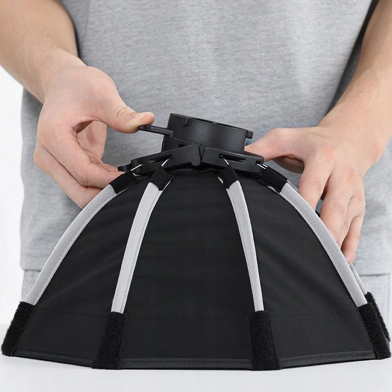 Ulanzi Fold QS30 30cm kahdeksankulmainen softbox hunajakennolla, pikakiinnitys, Mini Bowens -kiinnitys