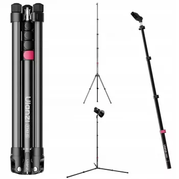 Ulanzi TT43II ministatiivi / valojalusta - 43 cm, 2 kg kuormitus, musta
