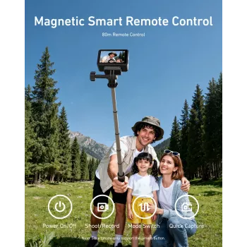 TELESIN selfie-tikku jalusta Bluetooth-kaukosäätimellä 80m GoPro Hero 13 12 11 10 9 Max Max2
