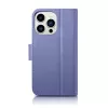 iCarer Wallet Case 2in1 iPhone 14 Pro, nahka-folio RFID-estolla, vaaleanvioletti (WMI14220726-LP)